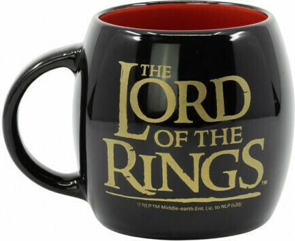 Stor Lord Of The Rings Чаша Керамично Черен 380мл Stor Lord Of The Rings Чаша Керамично Черен 380мл
