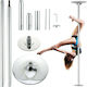 Viking T-70 104945 Pole-Dancing-Stange Erweiterbar Silber