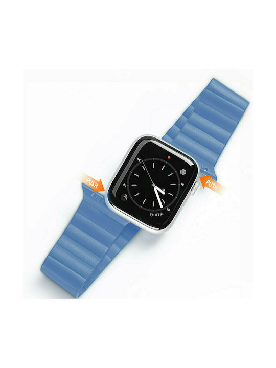 Dux Ducis Magnetic Strap Silicone Blue (Apple Watch 38/40/41mm)