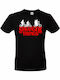B&C Tricou Stranger Things Negru Bumbac