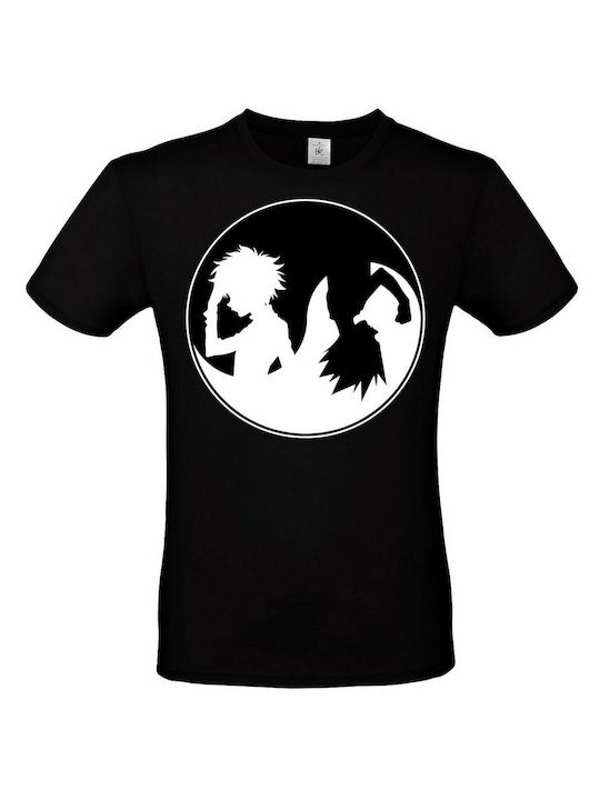 Hunter X Hunter - Yin Yang Design T-shirt σε Μαύρο χρώμα