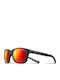 Julbo Powell Unisex Sonnenbrille mit Kunststoff Gestell Black/Red J4751114