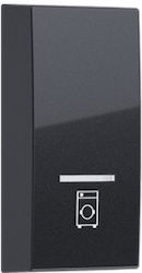 Aca Modys Schalterplatte in Schwarz Farbe 10101...