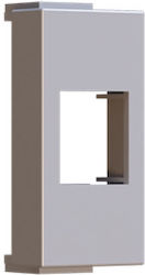 Aca Modys Schalterabdeckung in Silber Farbe 101...