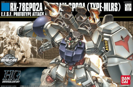 Namco - Bandai Gundam HGUC 1:144 RX-78GP02A GP02A Action Figure in Scale 1:144