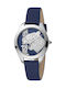 Just Cavalli Pantera Women's Watch with Blue Leather Strap