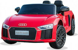 Audi R8 Spyder Kids Electric Car Two Seater with Remote Control Licensed 12 Volt Red