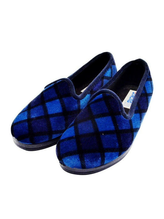 Dicas Geschlossene Damen Hausschuhe Blau