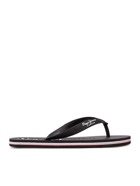 Bay Beach Women's Flip Flops Black