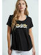 BodyTalk Femeie Tricou Negru