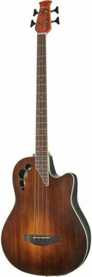 Applause by Ovation Bas Electroacustic Elite AEB4 Honeyburst Satin - Satin Honeyburst