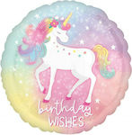 Μπαλόνι Μονόκερος 'Birthday Wishes' 43εκ