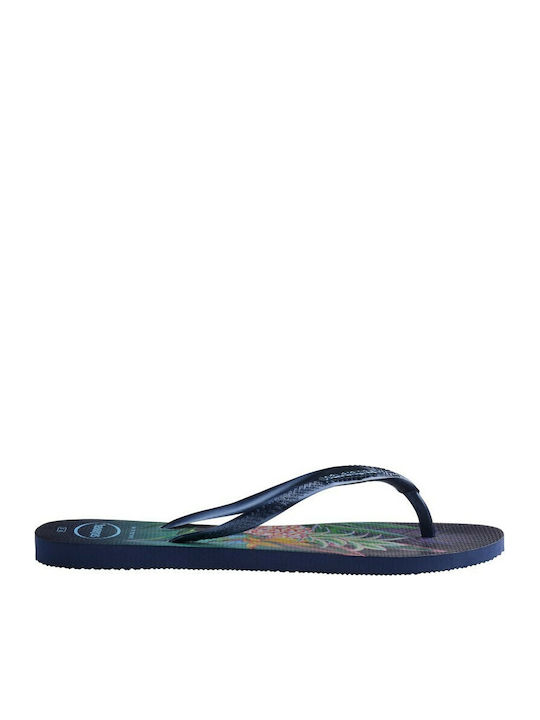 Frauen Flip Flops in Marineblau Farbe