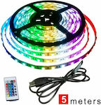 LED Streifen Versorgung USB (5V) RGB Länge 5m mit Fernbedienung