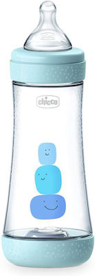 Chicco Plastikflasche Perfect 5 Gegen Koliken mit Silikonsauger für 4+ Monate Ciell 300ml 1Stück