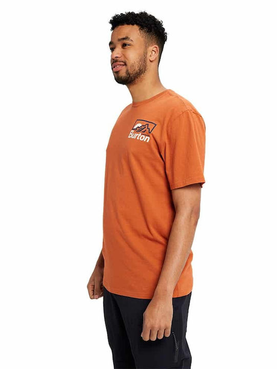 Burton Men's T-Shirt with Logo Orange