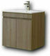 Martin Omega 65 Waschtisch mit Waschbecken L65x...