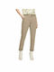 S.Oliver Damen Chino Hose in Normaler Passform Beige