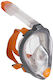 ARIA Classic Grey Full Face Snorkel Mask L/XL
