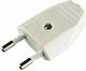 Elvhx Stecker Männlich Bipolar Weiß
