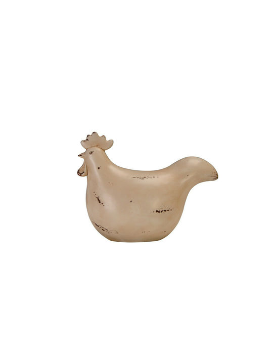 InTheBox Decorative Bird Polyresin Galinha in Beige 22.5x12.1x17.8cm 1pcs