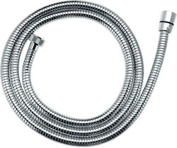 Ferro Metallic Shower Hose Silver W47 150cm (1/2")