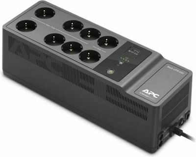 Schneider Electric UPS Line-Interactive 650VA 400W with 8 Schuko Power Plugs