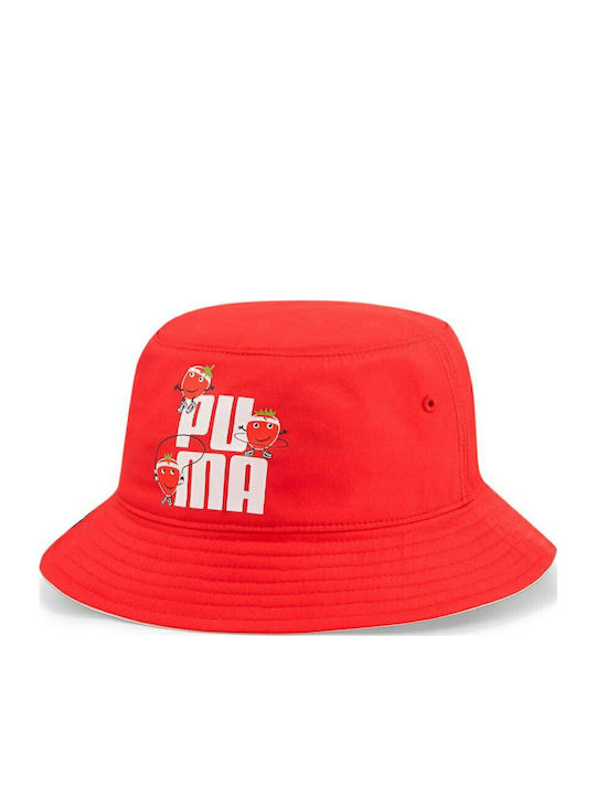 PUMA Palarie Copii Bucket Tesatura Rosu
