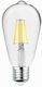Forever Light Λάμπα LED 4W για Ντουί E27 και Σχήμα ST64 Θερμό Λευκό 470lm