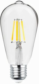 Forever Light Λάμπα LED 4W για Ντουί E27 και Σχήμα ST64 Θερμό Λευκό 470lm