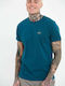 Funky Buddha Herren T-Shirt Kurzarm Deep Green