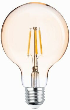 Forever Light Λάμπα LED 4W για Ντουί E27 και Σχήμα G95 Θερμό Λευκό 400lm