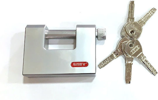 Abus Steel Padlock Monoblock with Key 85mm 1pcs
