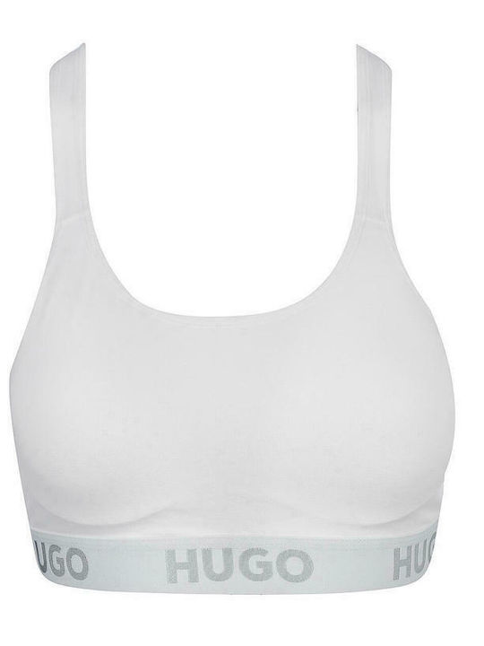 Hugo Boss Γυναικείο Αθλητικό Μπουστάκι Λευκό