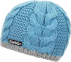Eisbär Gestricktes Kinder Beanie Hellblau