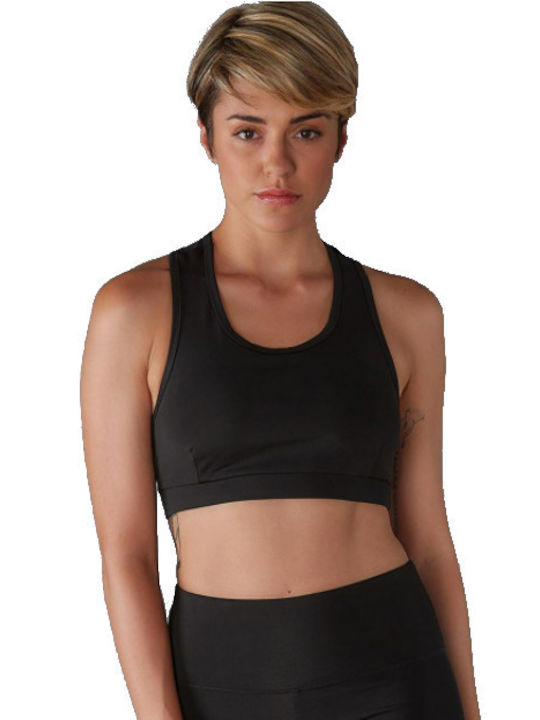 My Wrap Women's Sports Bra with Removable Padding Black