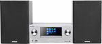 Kenwood Ηχοσύστημα 2.0 M-9000S 100W με CD / Digital Media Player, WiFi και Bluetooth Ασημί