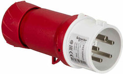 Schneider Electric PratiKa Male Industrial Socket PKE16M435