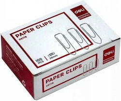 Deli No.3 Paper Clip 28mm 100pcs