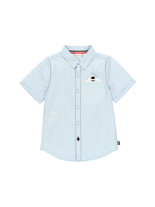 Boboli Kids One Color Shirt Light Blue