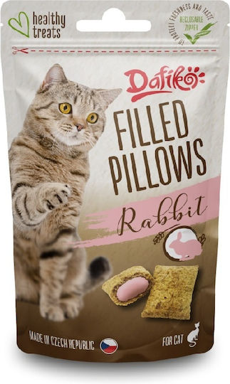 Pet Camelot Filled Pillows Cat Treats with Rabbit for Adult Cats 40g