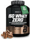 Biotech USA Iso Whey Zero With Glutamine & BCAAs Whey Protein Gluten & Lactose Free with Flavor Caffe Latte 2.27kg