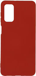 Ancus Liquid Umschlag Rückseite Silikon Rot (Galaxy M52) 34894