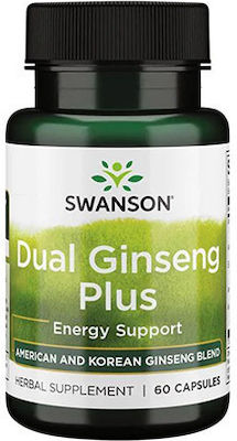 Swanson Dual Ginseng Plus 60 caps