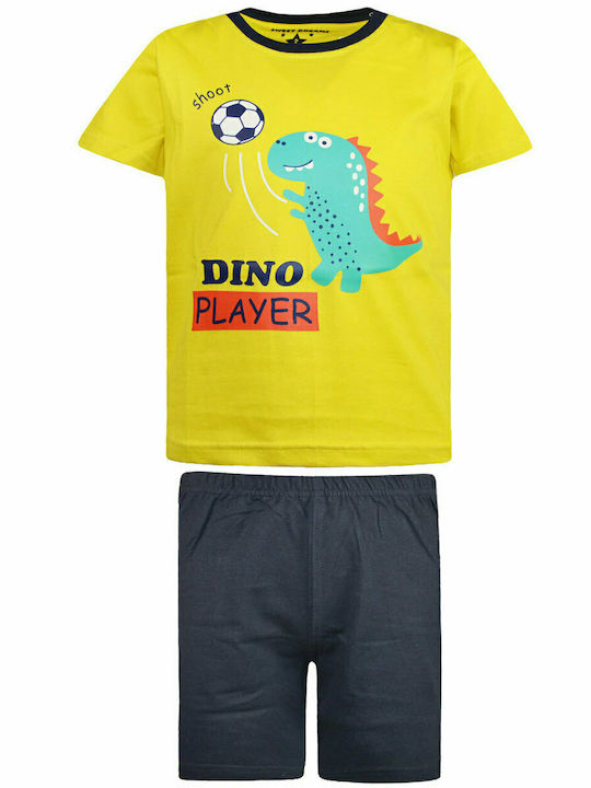 Energiers Kids Pyjamas Summer Yellow