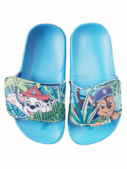 Disney Παιδικές Σαγιονάρες Slides Paw Patrol Γαλάζιες