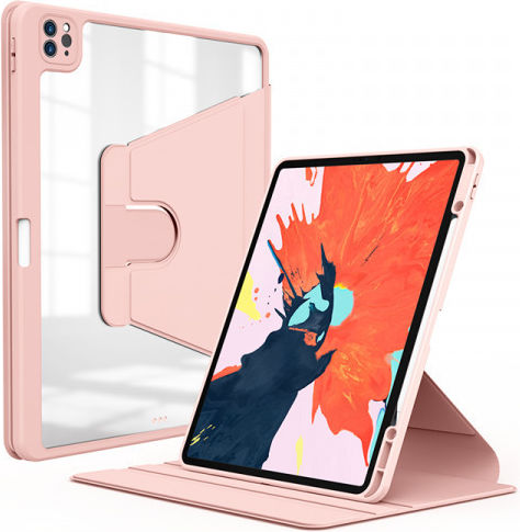 Wiwu Tablet Cases Waltz Rotative Flip Cover Durable Pink for iPad Pro 2020 11" / iPad Pro 2021 11"