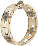 Kikkerland Wooden Construction Toy DIY Tambourine