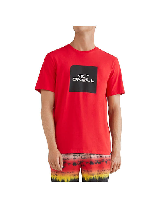 O'neill Cube Ανδρικό T-shirt Κόκκινο με Λογότυπο