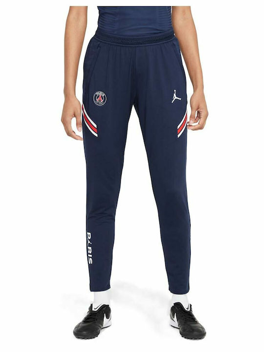Hohe Taille Jogginghose Marineblau